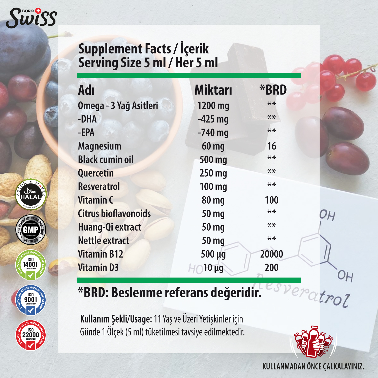 Allert-g Kids Çocuk Şurubu 150 ml Alerji Polen Ve Gıda Alerjisi Destekleyici Şurup