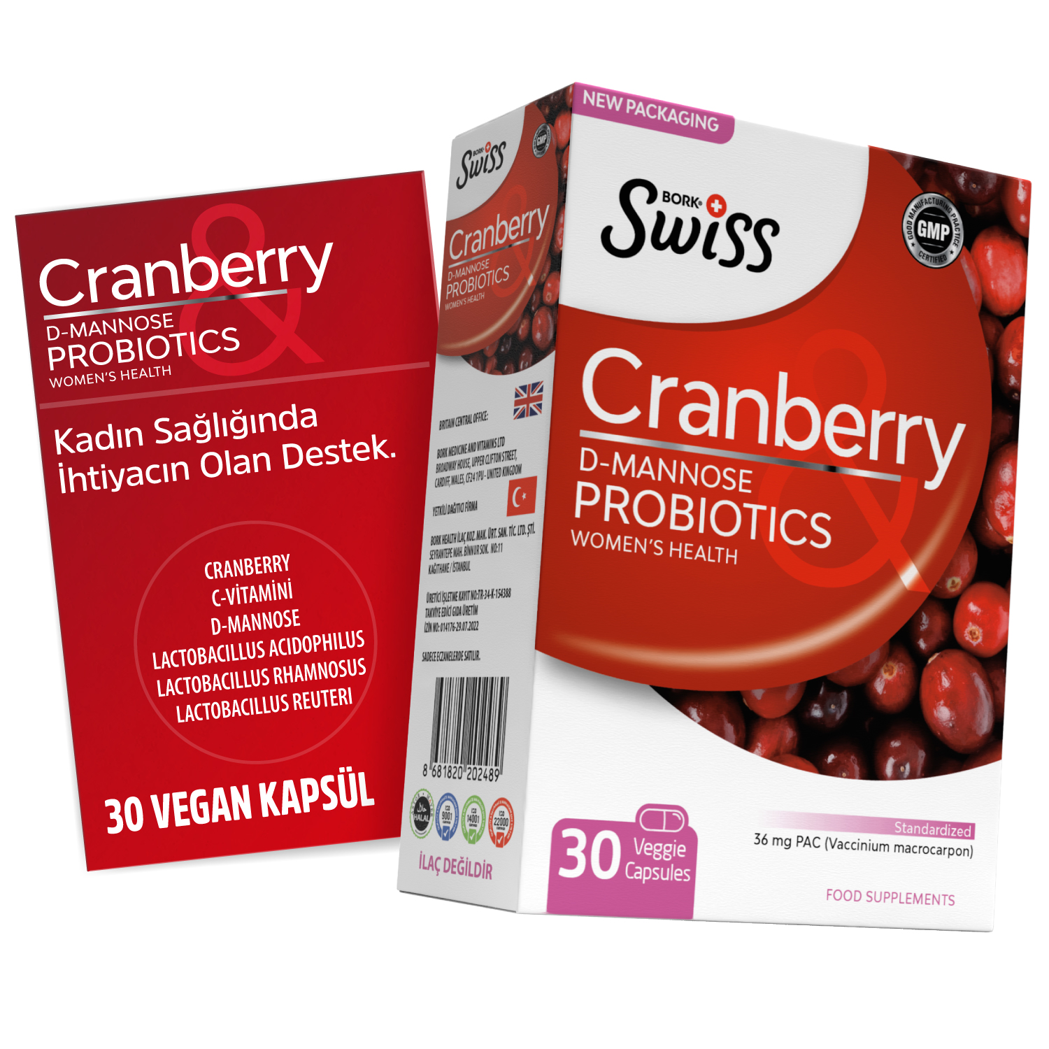 Bork Cranberry & Probiotic 30 Kapsül