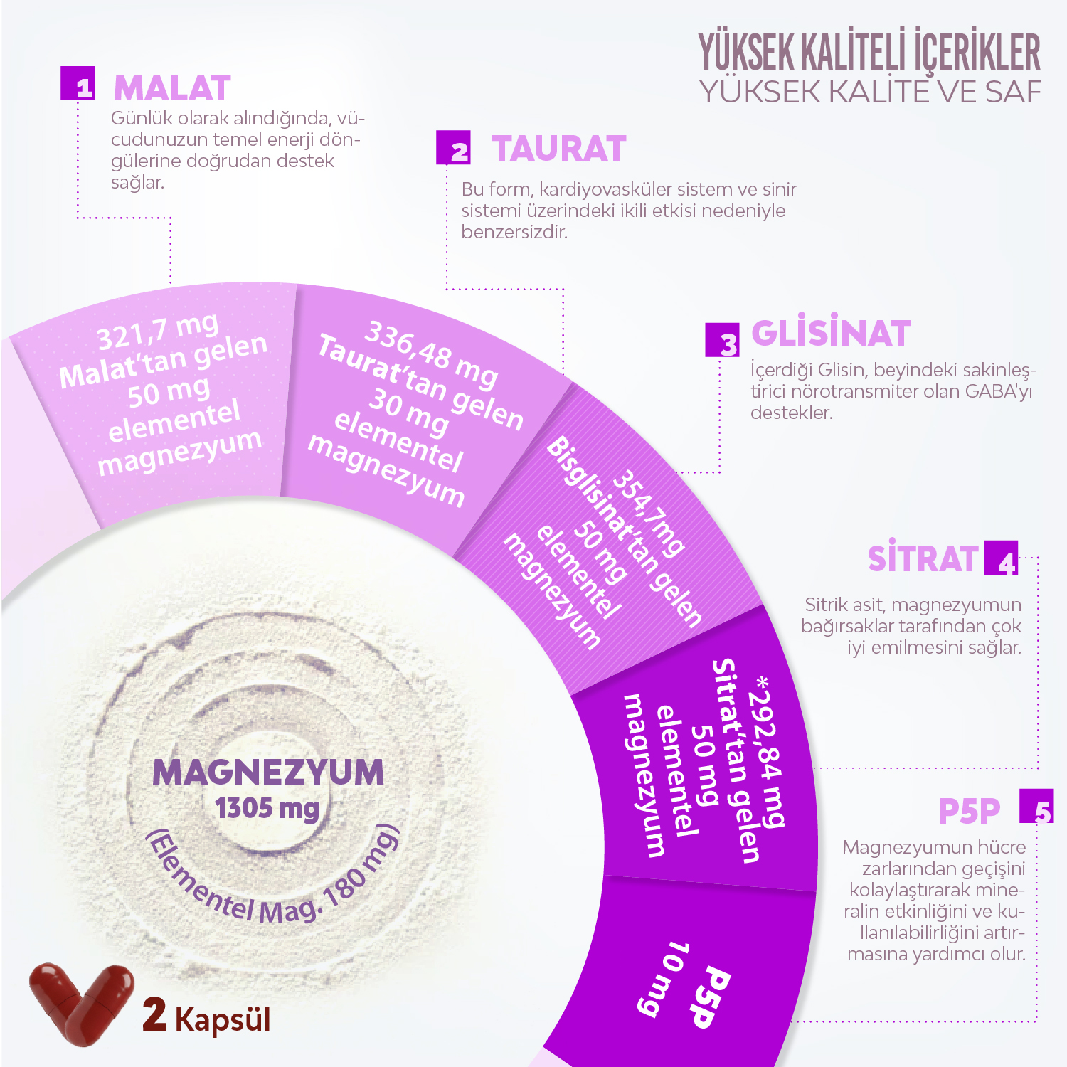 Mag-5X Liposomal Magnesium 4-lü Magnezyum 30 Vegan Kapsül