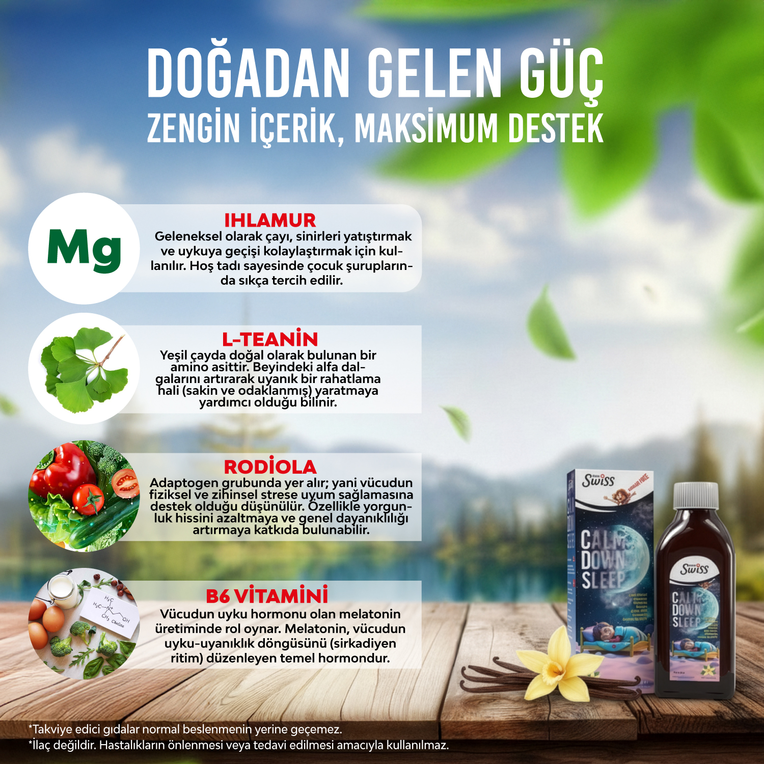 Calm Down Sleep Çocuk Şurubu 150 ml