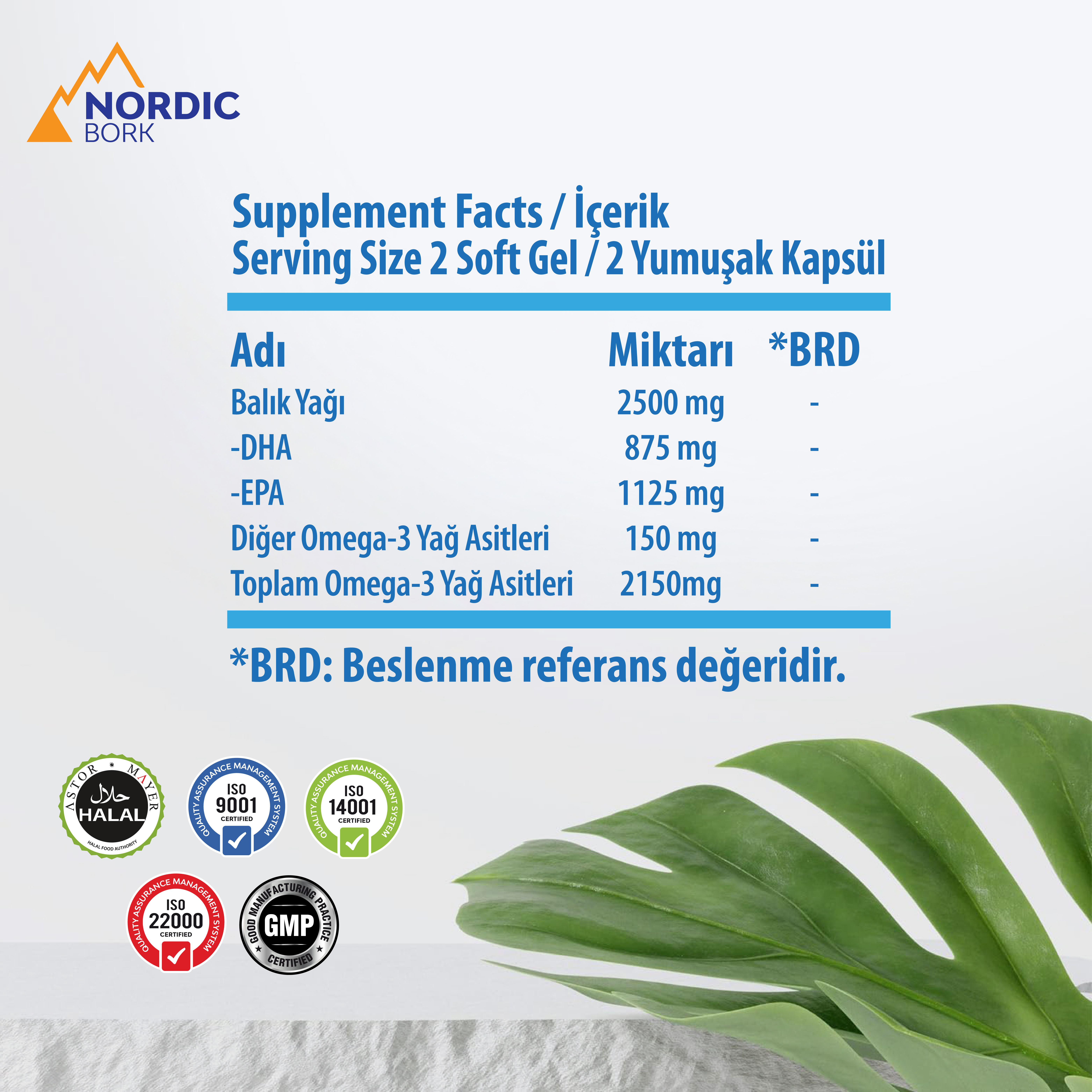 Omega-3 30 Softjel Yüksek Emilimli Balık Yağı EPA & DHA