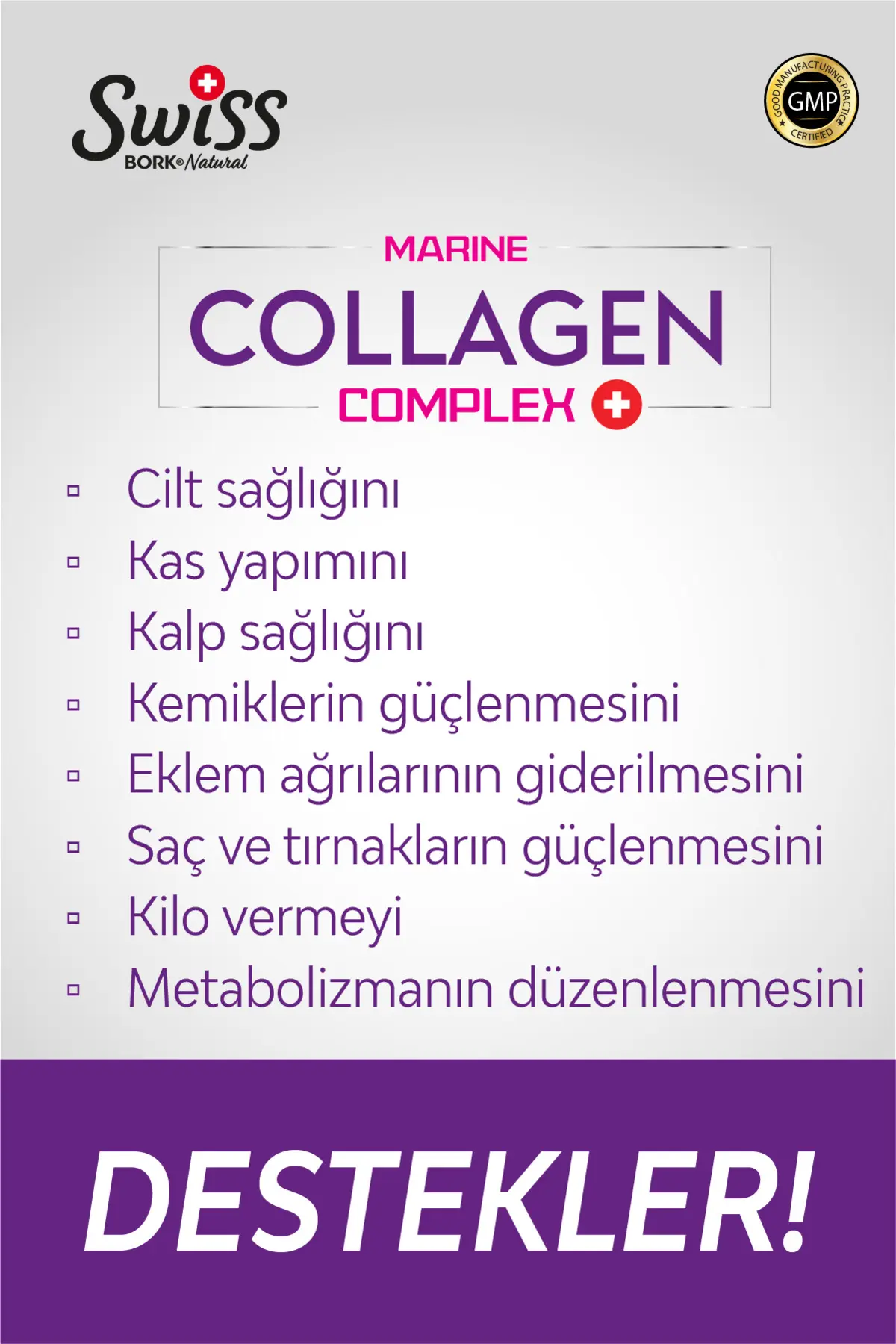 Hidrolize Kolajen Tablet 60 lı Cilt Saç Tırnak Eklem Takviyesi