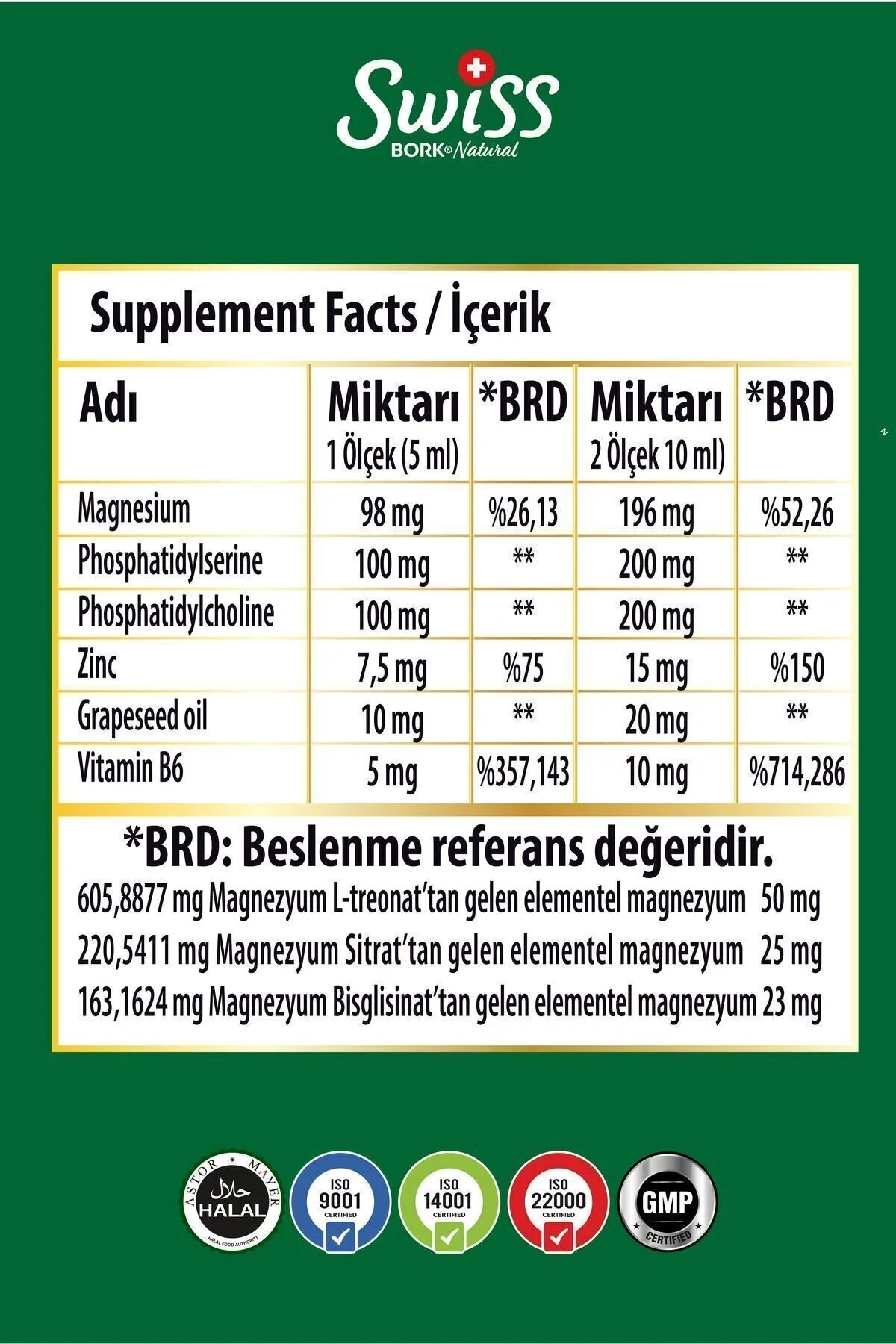 Mag Focus Kids Şurup 150 ml Magnezyum L-Threonate Odaklanma İçin