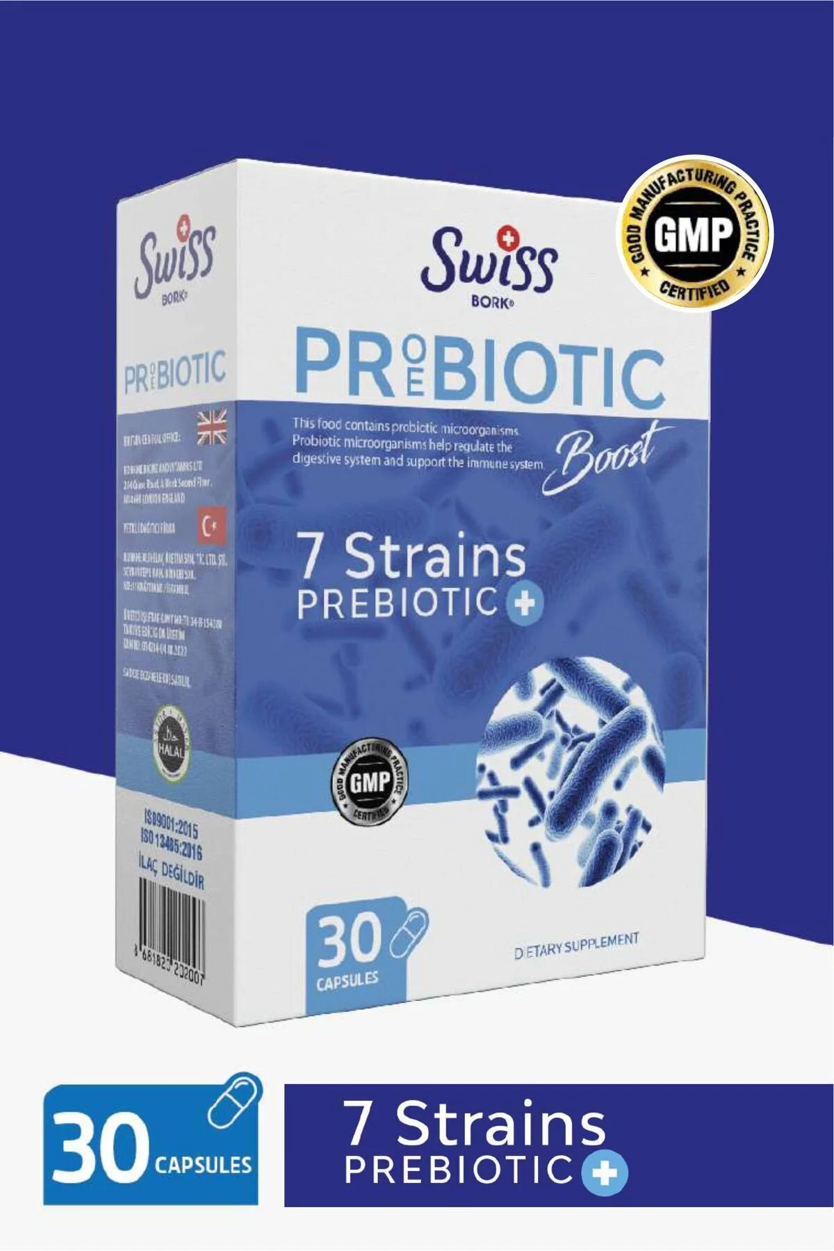 Bork Proebiotic Boost 30 Kapsül 7 Probiotik Sindirim Desteği