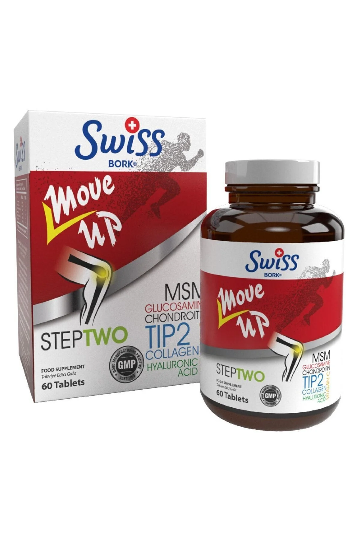 Move Up Step Two Glukozamin HCl Tip 2 Kolajen Kondroitin MSM