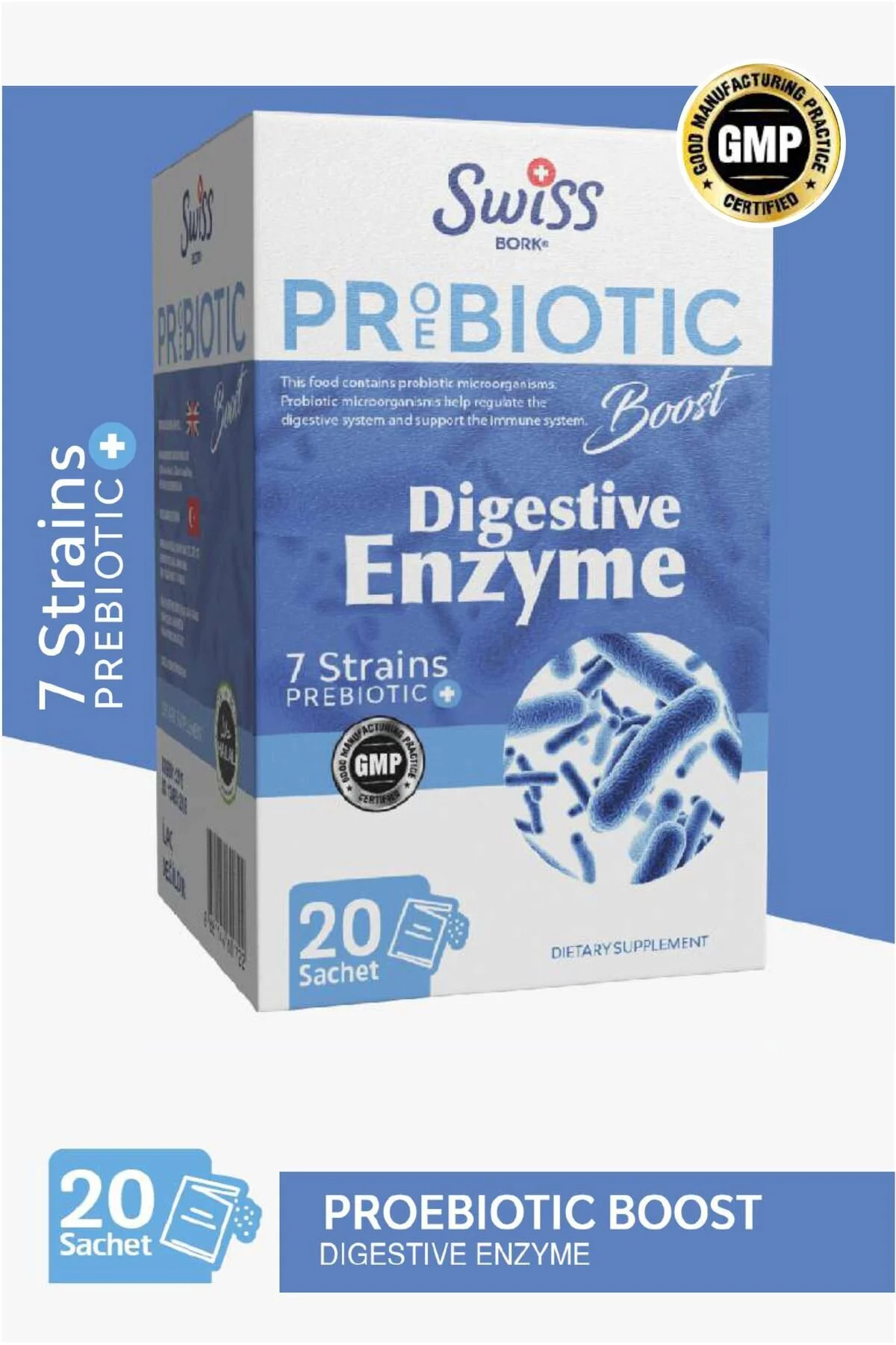 Proebiotic Boost Digestive Enzyme 20 Saşe Sindirim Enzimleriyle