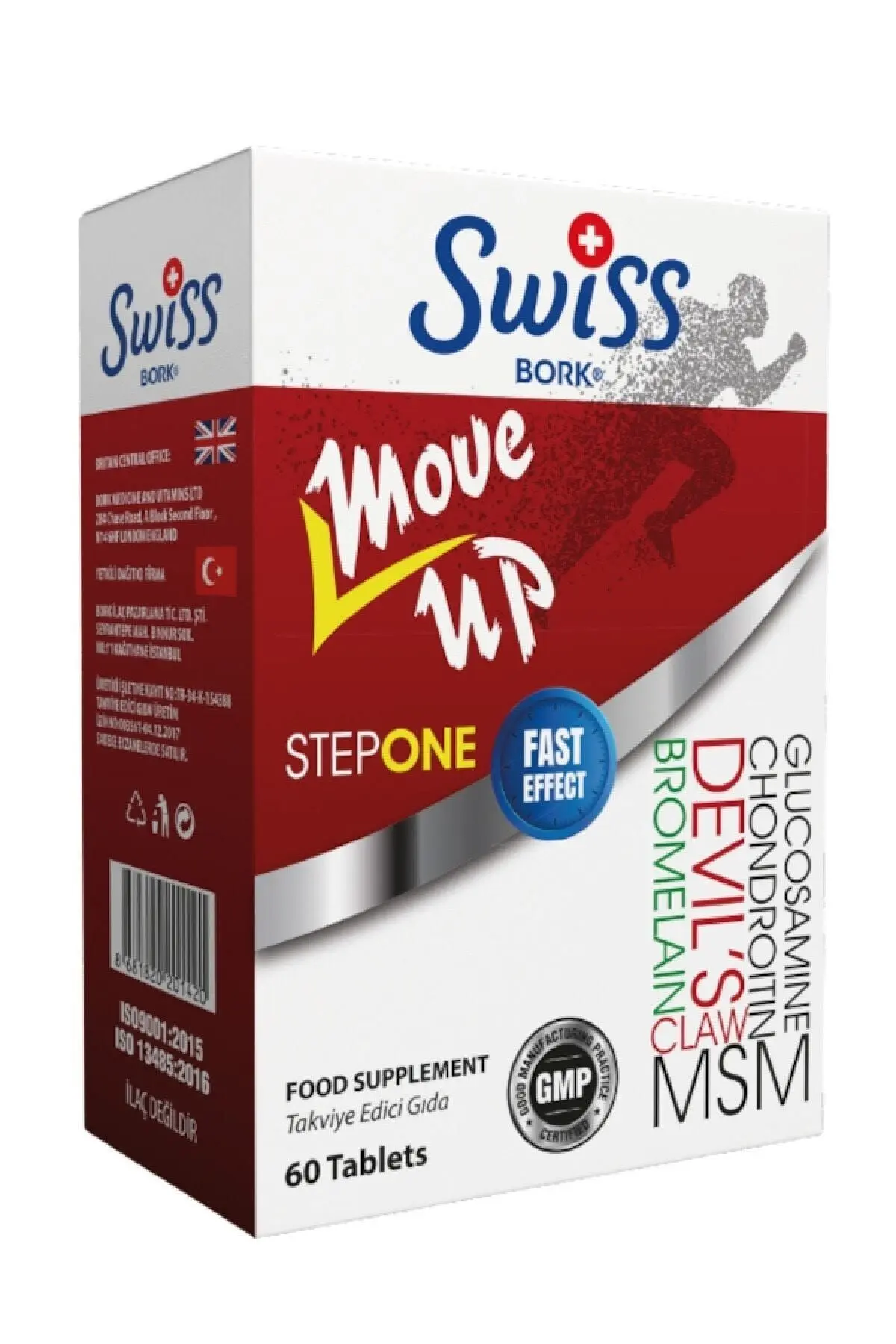 Move Up Step One Glucosam Glukozamin Eklem ve Kıkırdak Desteği 60 Tb